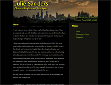 Tablet Screenshot of juliesanders.com.au